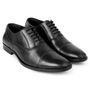 FORMAL BLACK – Exnesso Men’s Classic Lace-Up Formal Shoes | Sharp Look, Everyday Comfort
